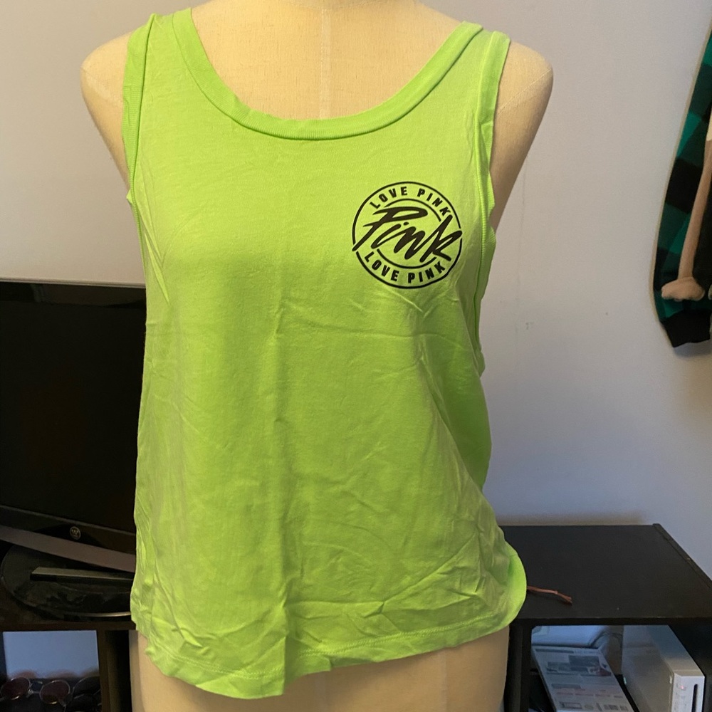 Like green tank top PINK